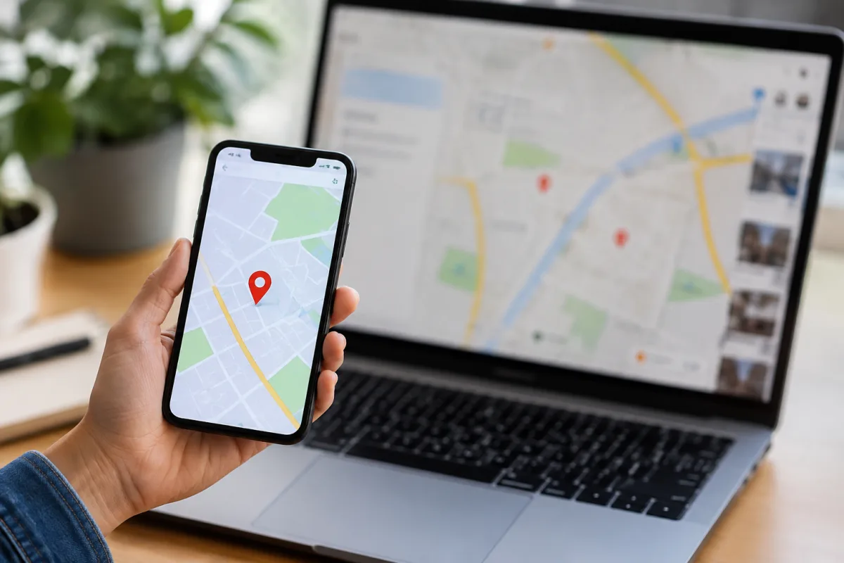 Gros plan sur une enveloppe timbrée indiquant le destinataire et le service client